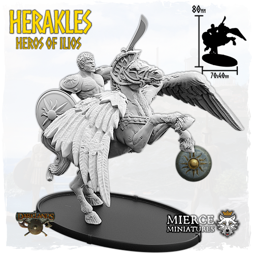Herakles, Heros of Ilios on Pegakolossos