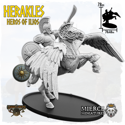 Herakles, Heros of Ilios on Pegakolossos