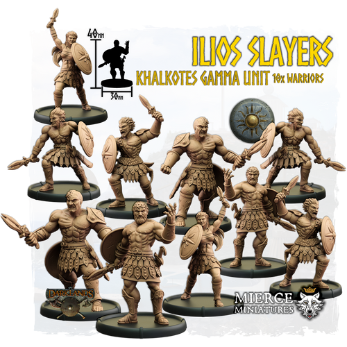 Ilios Slayers, Khalkotes Gamma of Ilios Unit (10x warriors)