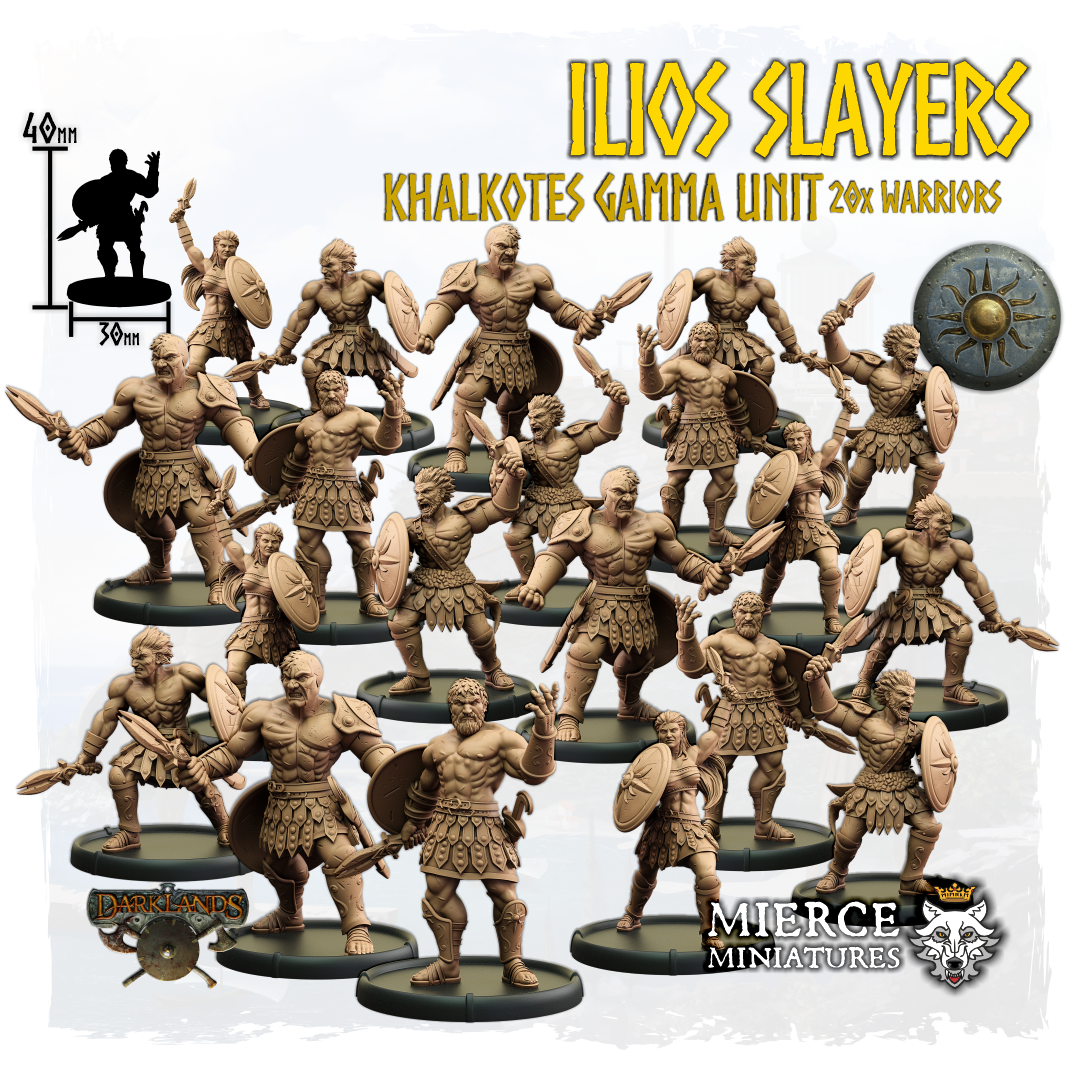 Ilios Slayers, Khalkotes Gamma of Ilios Unit (20x warriors)