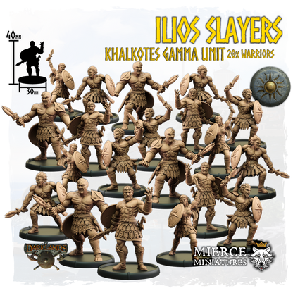 Ilios Slayers, Khalkotes Gamma of Ilios Unit (20x warriors)