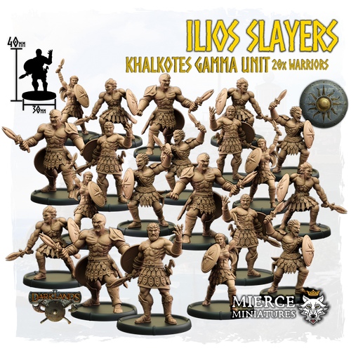 Ilios Slayers, Khalkotes Gamma of Ilios Unit (20x warriors)