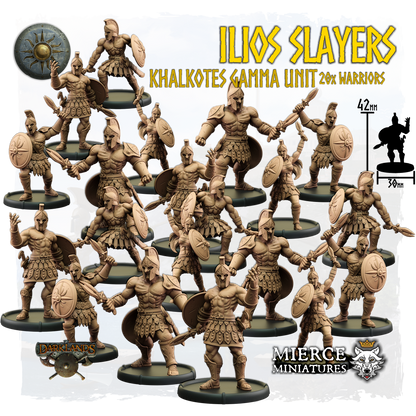 Ilios Slayers, Khalkotes Gamma of Ilios Unit (20x warriors)