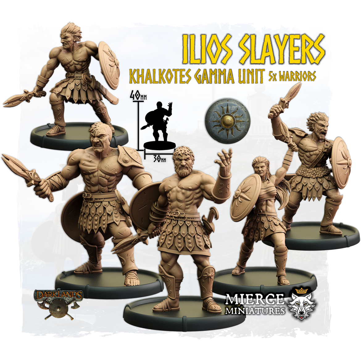 Ilios Slayers, Khalkotes Gamma of Ilios Unit (5x warriors)