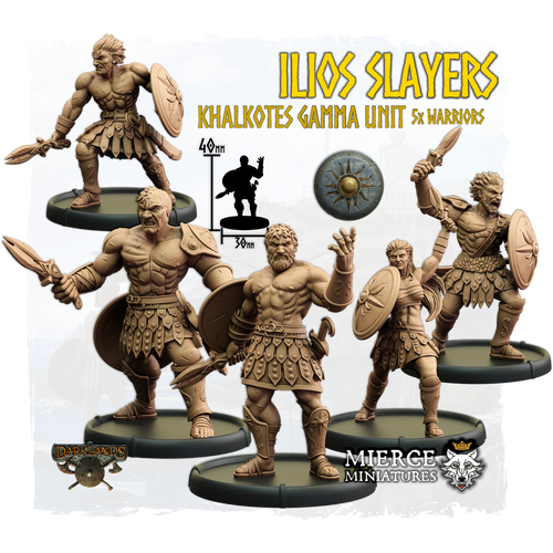 Ilios Slayers, Khalkotes Gamma of Ilios Unit (5x warriors)