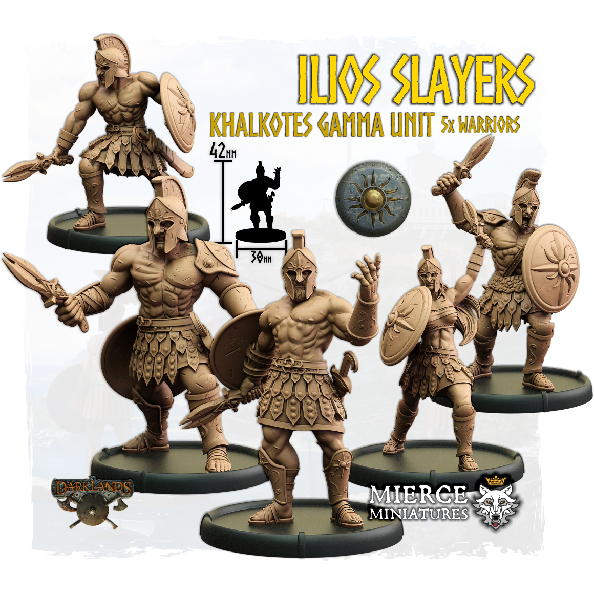 Ilios Slayers, Khalkotes Gamma of Ilios Unit (5x warriors)