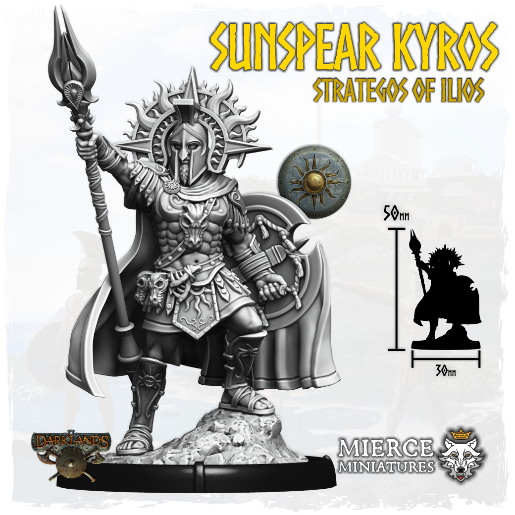Sunspear Kyros, Strategos of Ilios on Foot