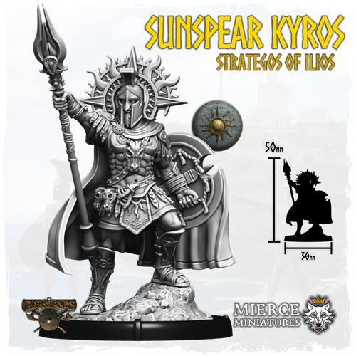 Sunspear Kyros, Strategos of Ilios on Foot
