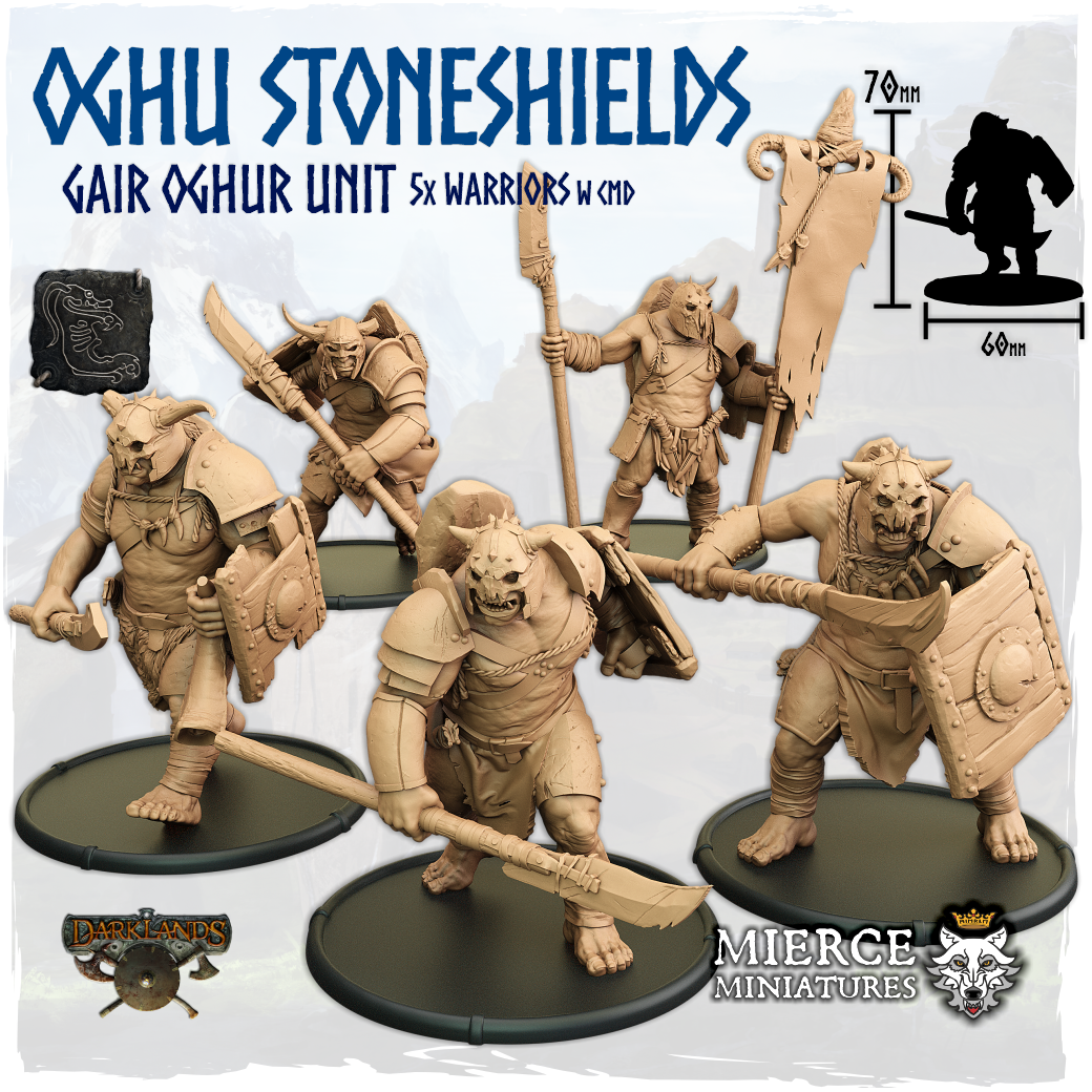 Oghu Stoneshields, Gair Oghur Unit (5x warriors w cmd)