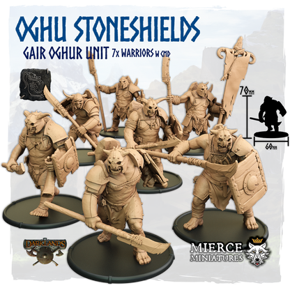 Oghu Stoneshields, Gair Oghur Unit (7x warriors w cmd)