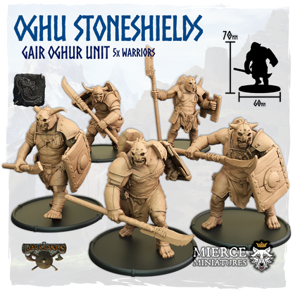 Oghu Stoneshields, Gair Oghur Unit (5x warriors)