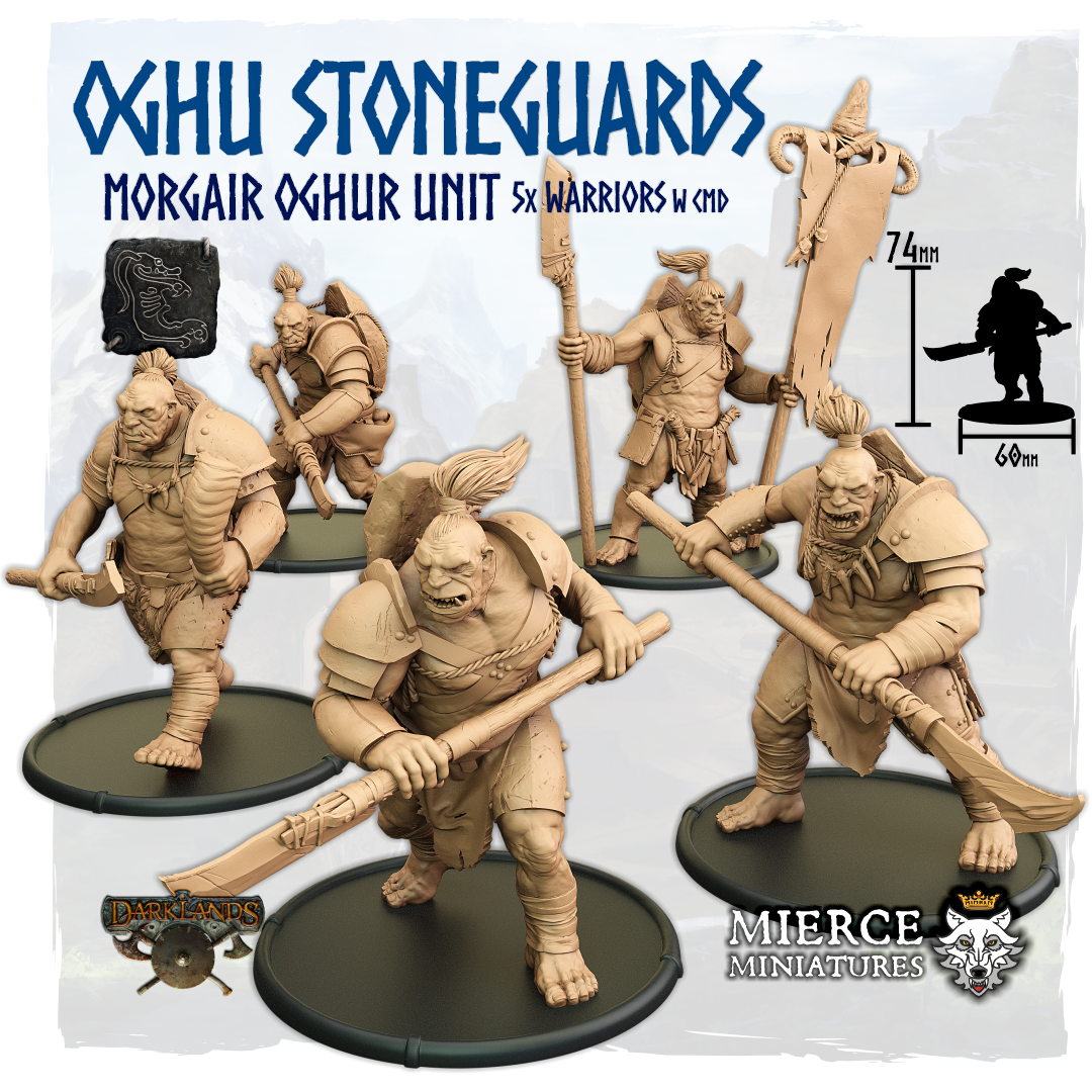 Oghu Stoneguards, Morgair Oghur Unit (5x warriors w cmd)