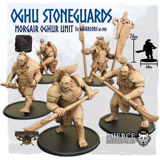 Oghu Stoneguards, Morgair Oghur Unit (5x warriors w cmd)