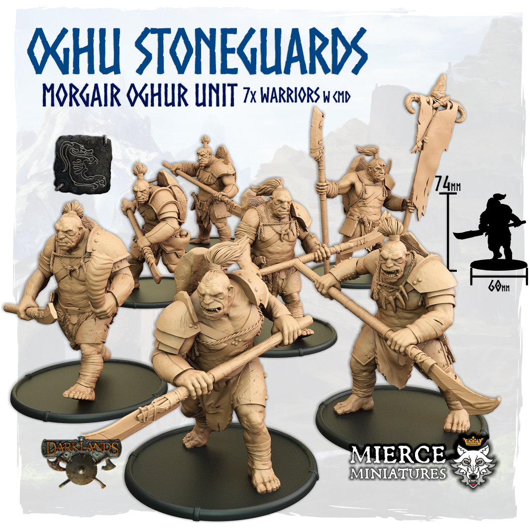 Oghu Stoneguards, Morgair Oghur Unit (7x warriors w cmd)