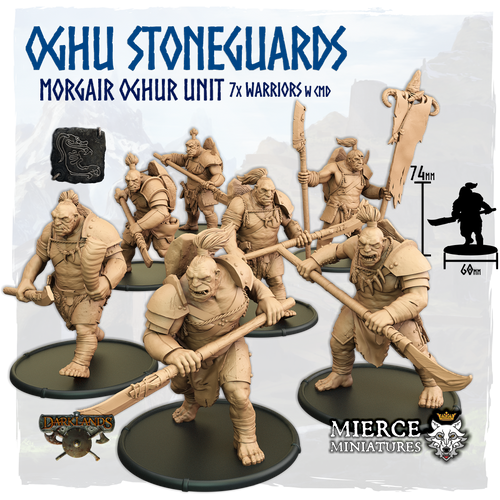 Oghu Stoneguards, Morgair Oghur Unit (7x warriors w cmd)