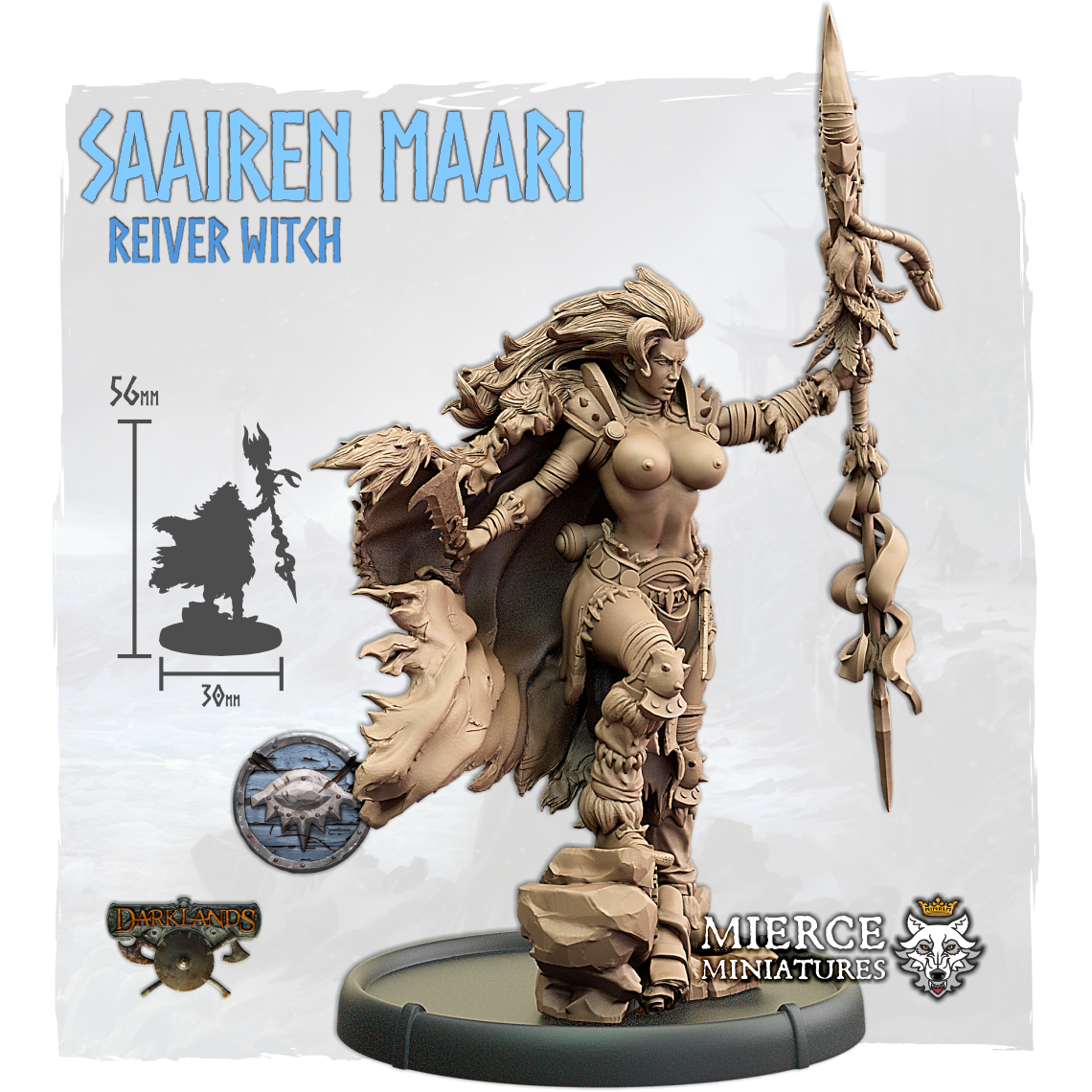 Saairen Maari, Reiver Witch on Foot [Pin Up]