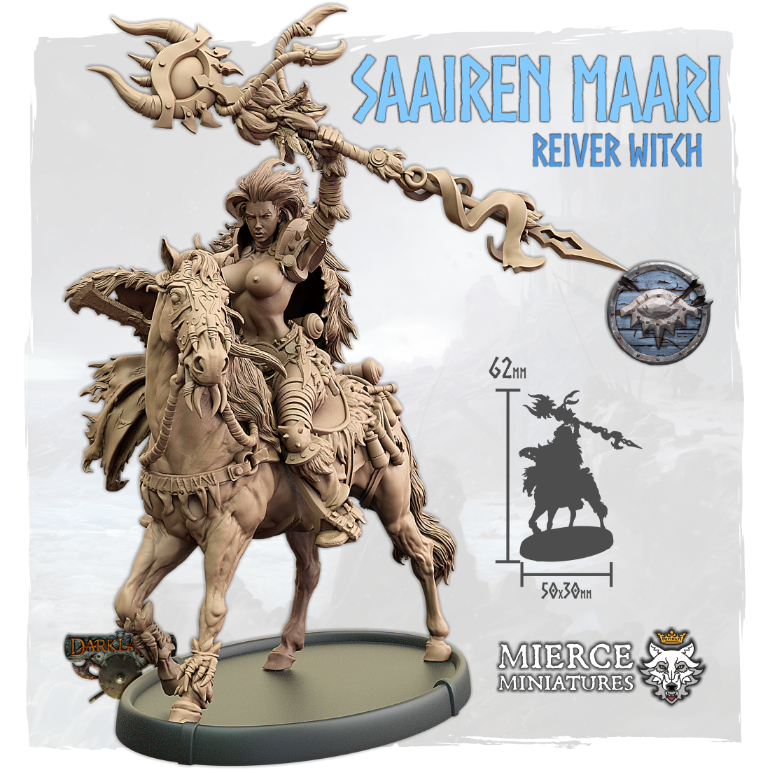 Saairen Maari, Reiver Witch on Horse [Pin Up]
