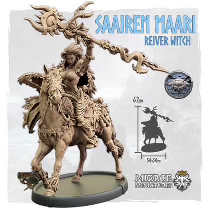 Saairen Maari, Reiver Witch on Horse [Pin Up]