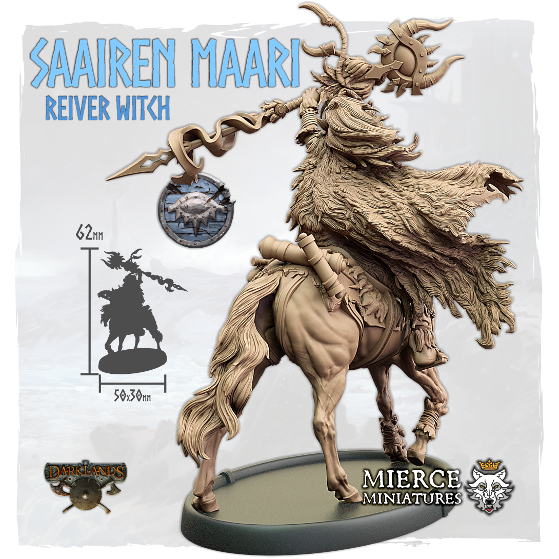Saairen Maari, Reiver Witch on Horse [Pin Up]