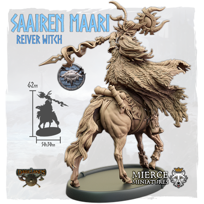 Saairen Maari, Reiver Witch on Horse [Pin Up]