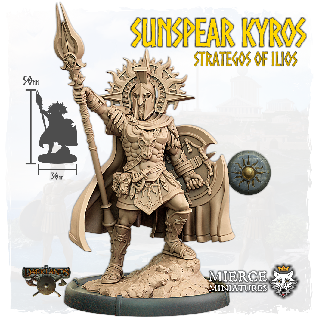 Sunspear Kyros, Strategos of Ilios on Foot