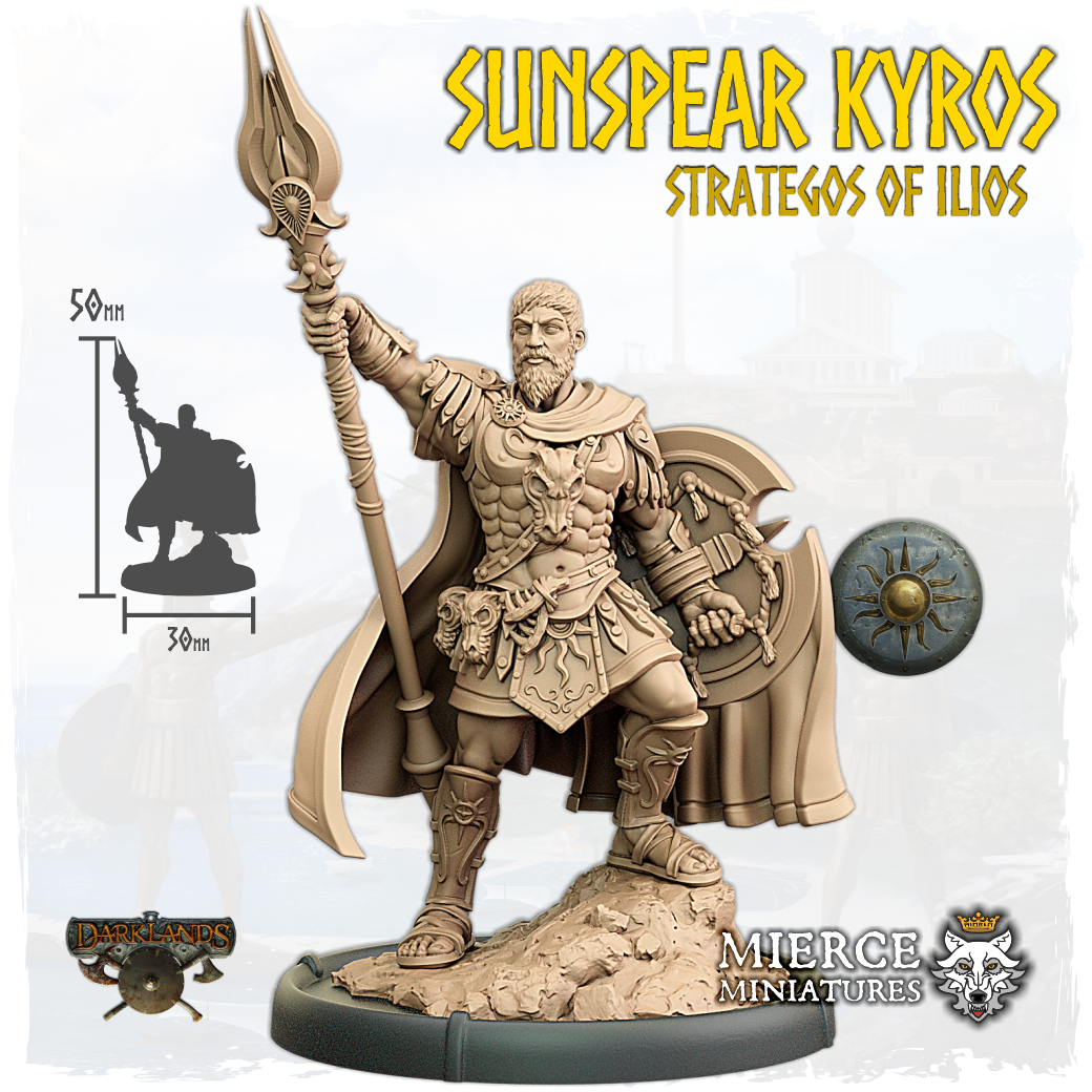 Sunspear Kyros, Strategos of Ilios on Foot