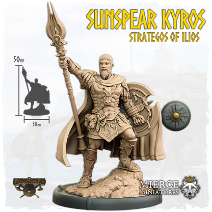 Sunspear Kyros, Strategos of Ilios on Foot