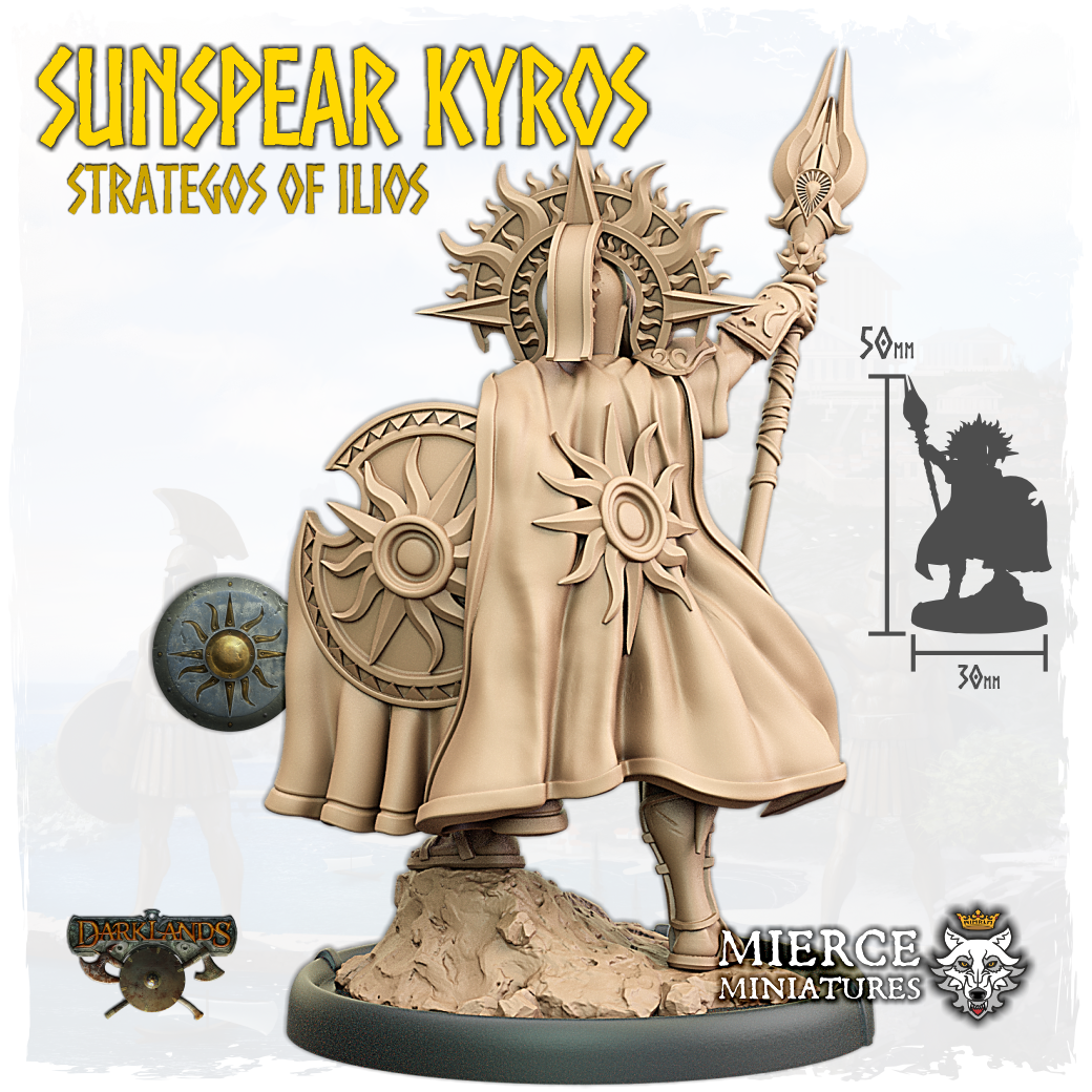 Sunspear Kyros, Strategos of Ilios on Foot