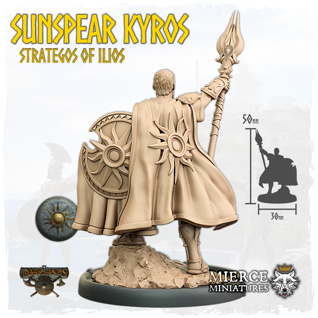 Sunspear Kyros, Strategos of Ilios on Foot