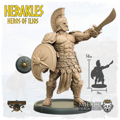 Herakles, Heros of Ilios on Foot