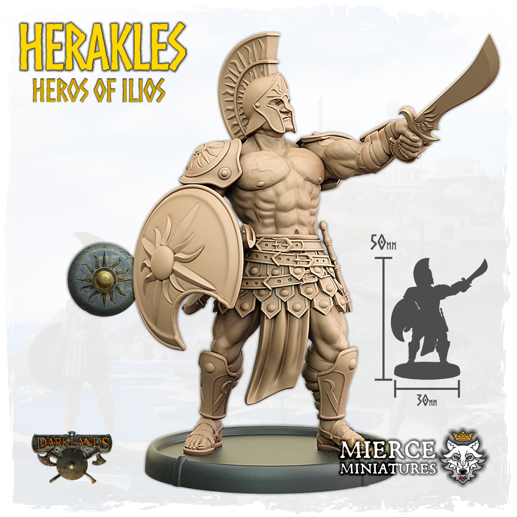 Herakles, Heros of Ilios on Foot