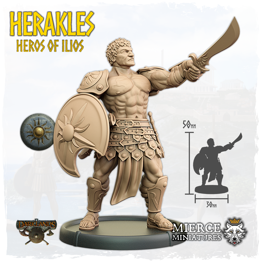 Herakles, Heros of Ilios on Foot
