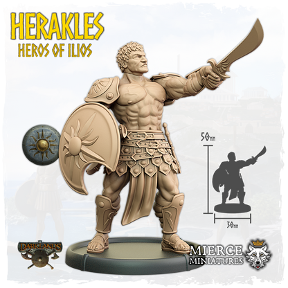 Herakles, Heros of Ilios on Foot