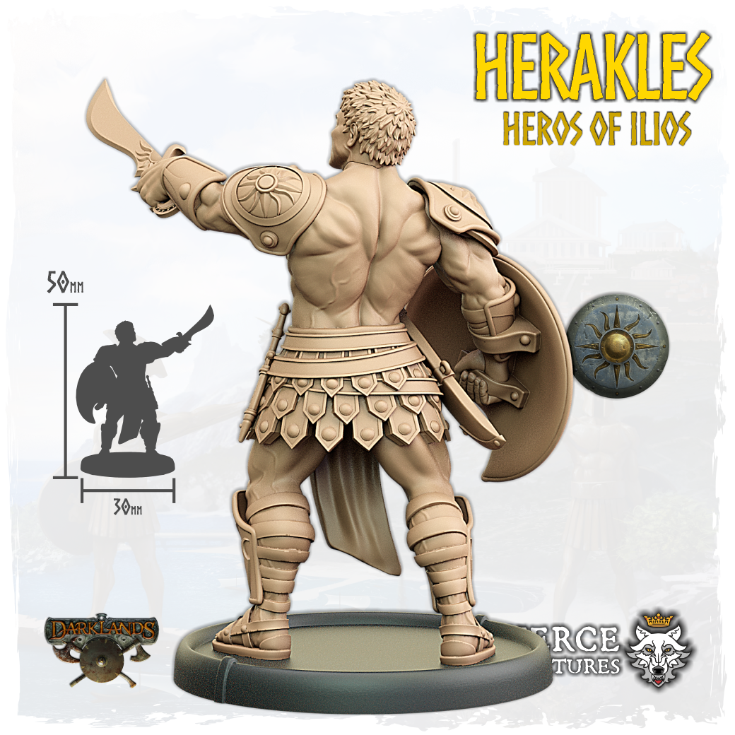 Herakles, Heros of Ilios on Foot