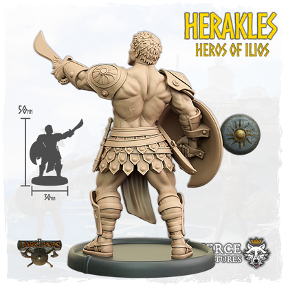 Herakles, Heros of Ilios on Foot