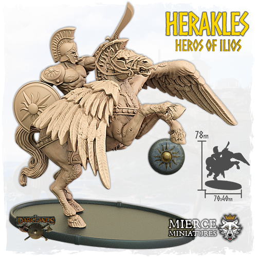 Herakles, Heros of Ilios on Pegakolossos