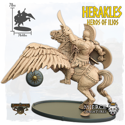 Herakles, Heros of Ilios on Pegakolossos