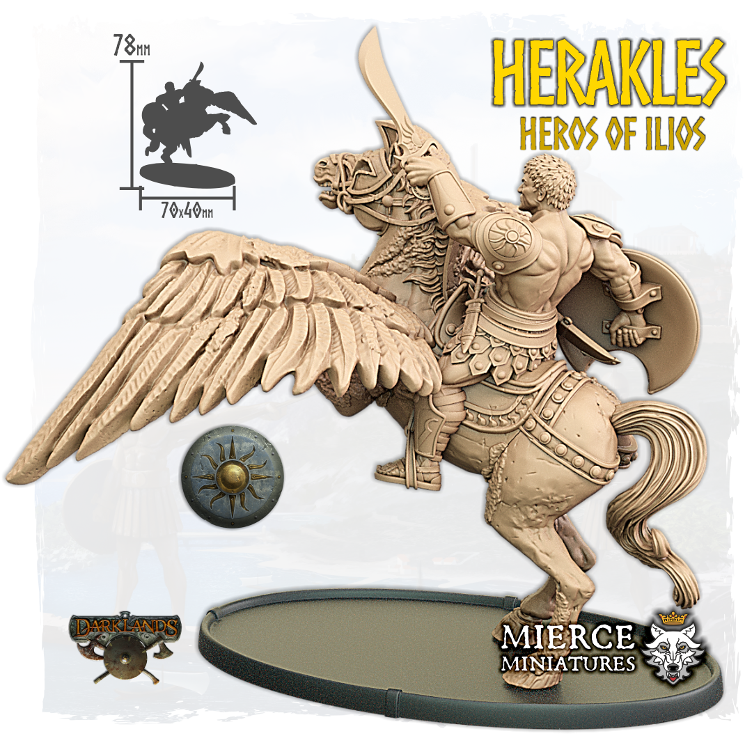 Herakles, Heros of Ilios on Pegakolossos