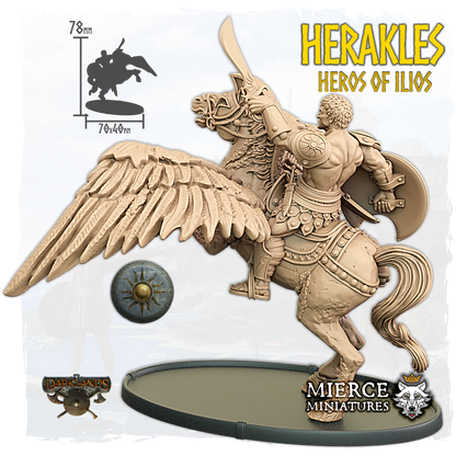 Herakles, Heros of Ilios on Pegakolossos