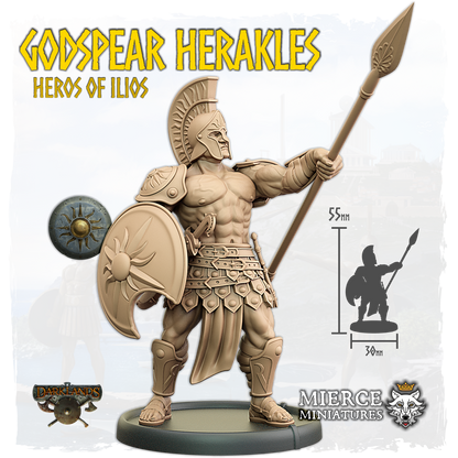 Godspear Herakles, Heros of Ilios on Foot