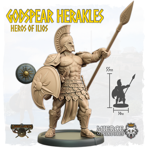 Godspear Herakles, Heros of Ilios on Foot