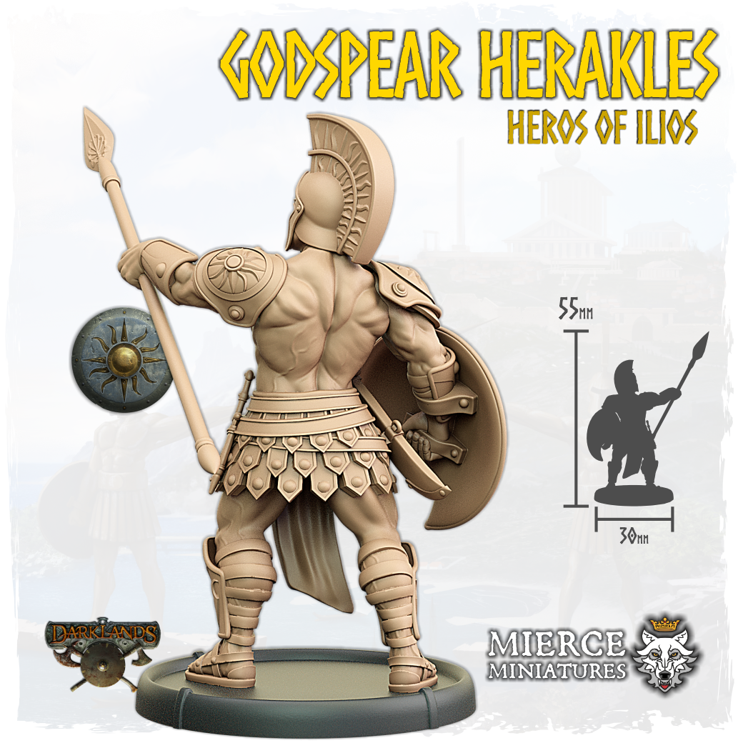 Godspear Herakles, Heros of Ilios on Foot
