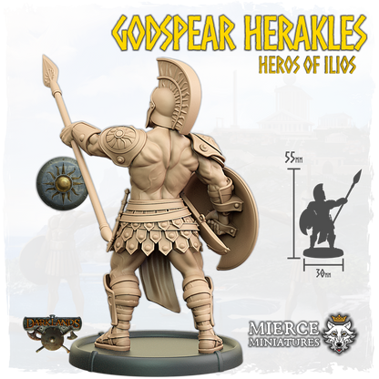 Godspear Herakles, Heros of Ilios on Foot