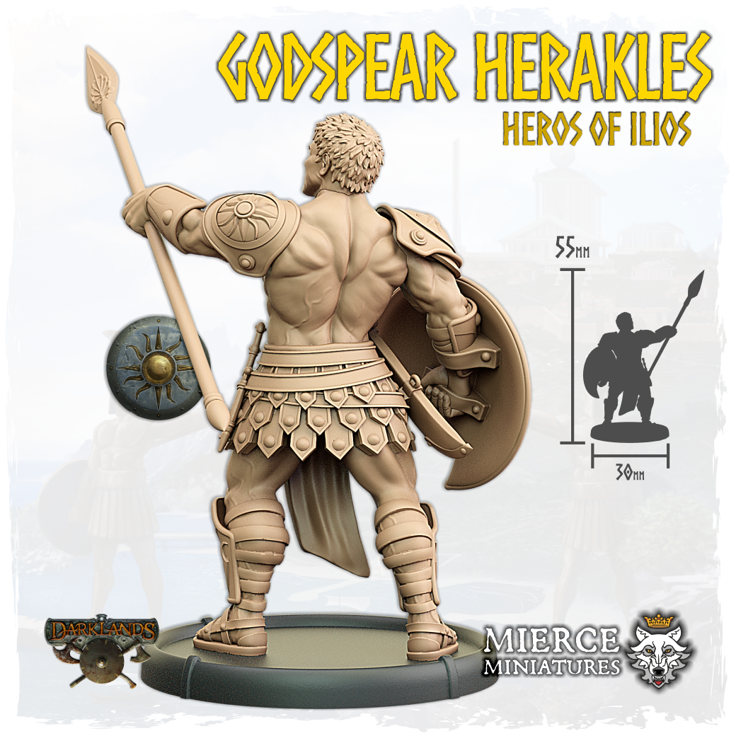 Godspear Herakles, Heros of Ilios on Foot