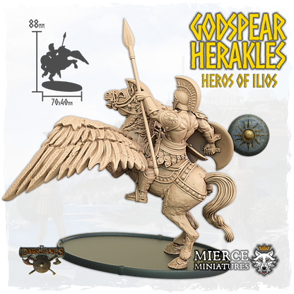Godspear Herakles, Heros of Ilios on Pegakolossos