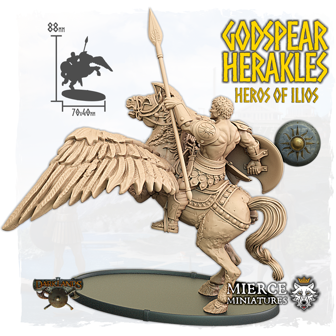 Godspear Herakles, Heros of Ilios on Pegakolossos