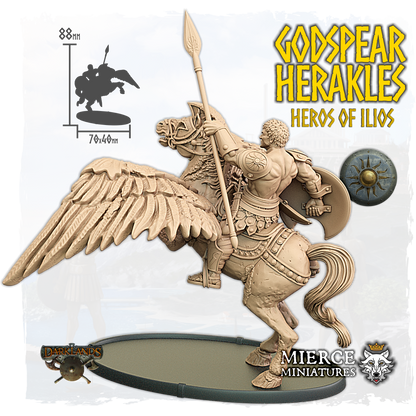 Godspear Herakles, Heros of Ilios on Pegakolossos