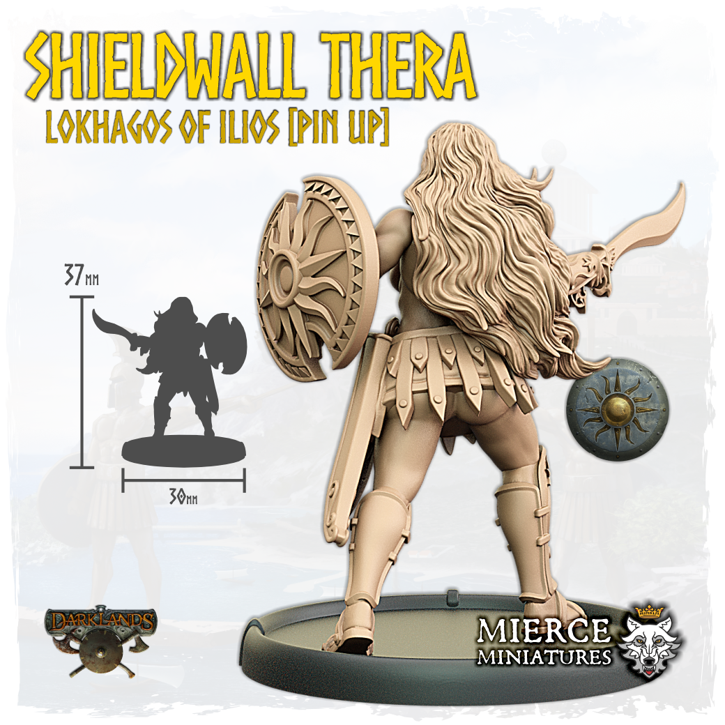 Shieldwall Thera [Pin Up], Lokhagos of Ilios