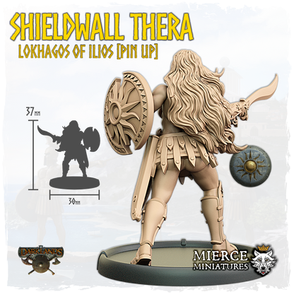Shieldwall Thera [Pin Up], Lokhagos of Ilios
