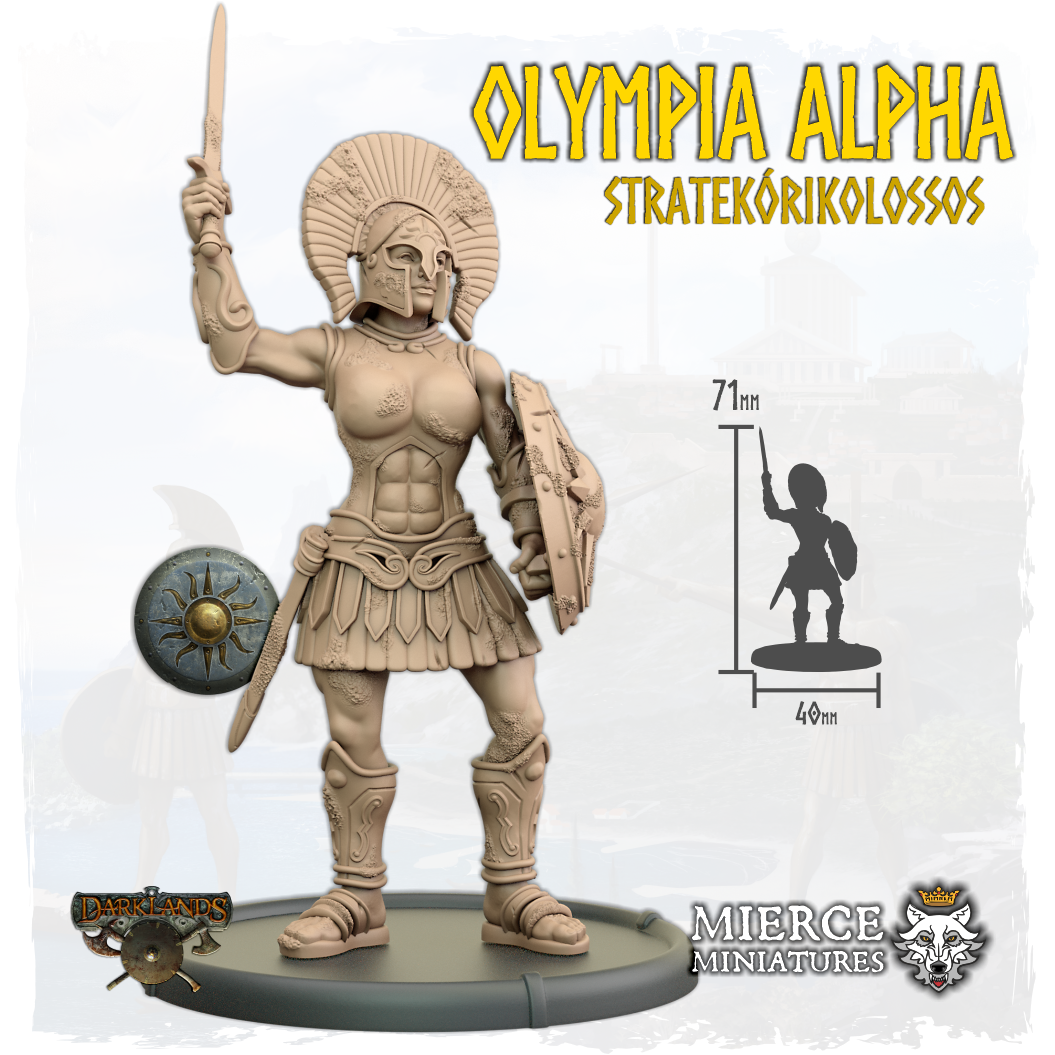 Olympia Alpha, Stratekórikolossos